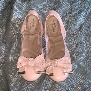 Size 12 Scrunch Ballet Flats